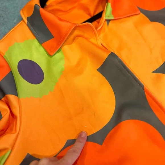 Warhol Inspired Flower Printed Jacket - Picture 14 of 14